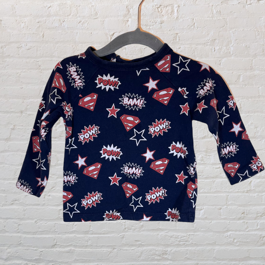 H&M x Superman Graphic Long-Sleeve (6-9)