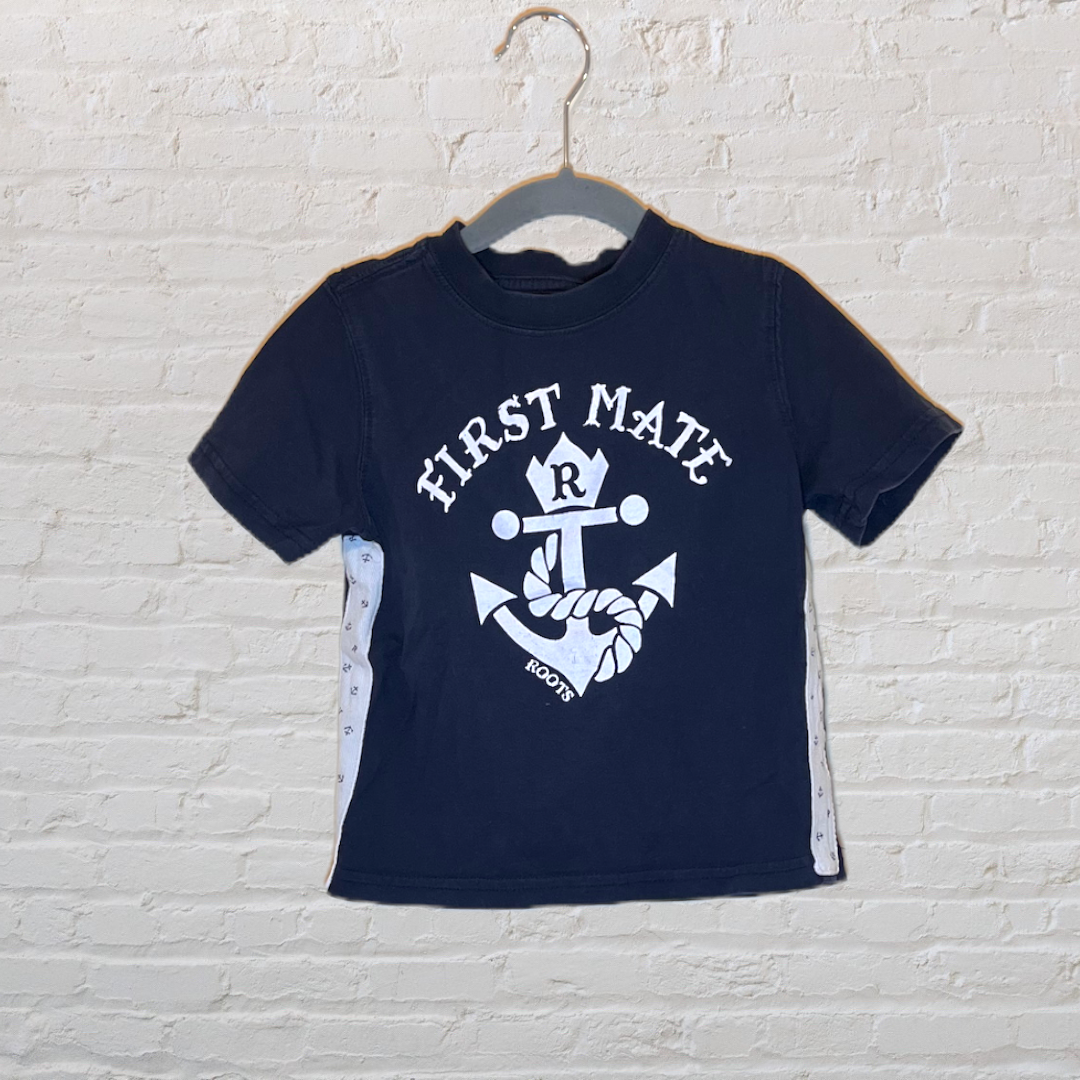 Roots “First Mate” Side-Stripe T-Shirt (3T)