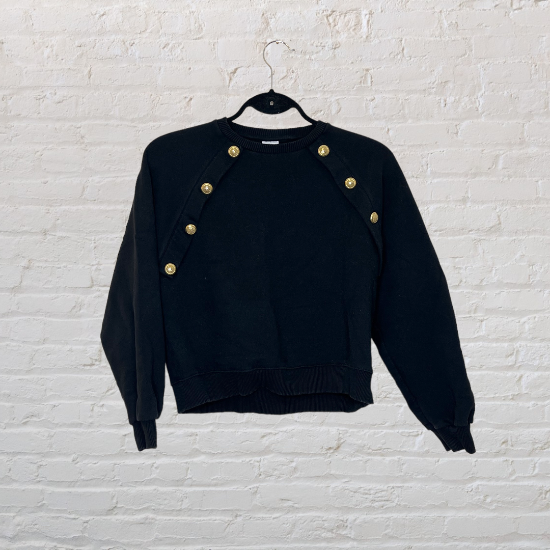 Zara Gold Button Sweater (13-14)