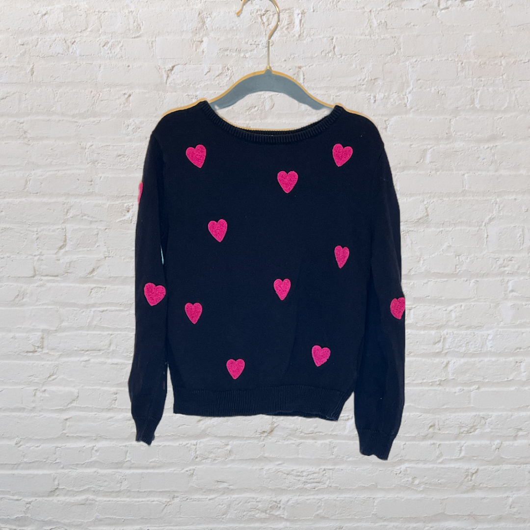 H&M Knit Tufted Heart Sweater (4-5)