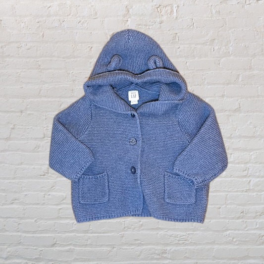 Gap Knit Bear Hoodie (6-12)