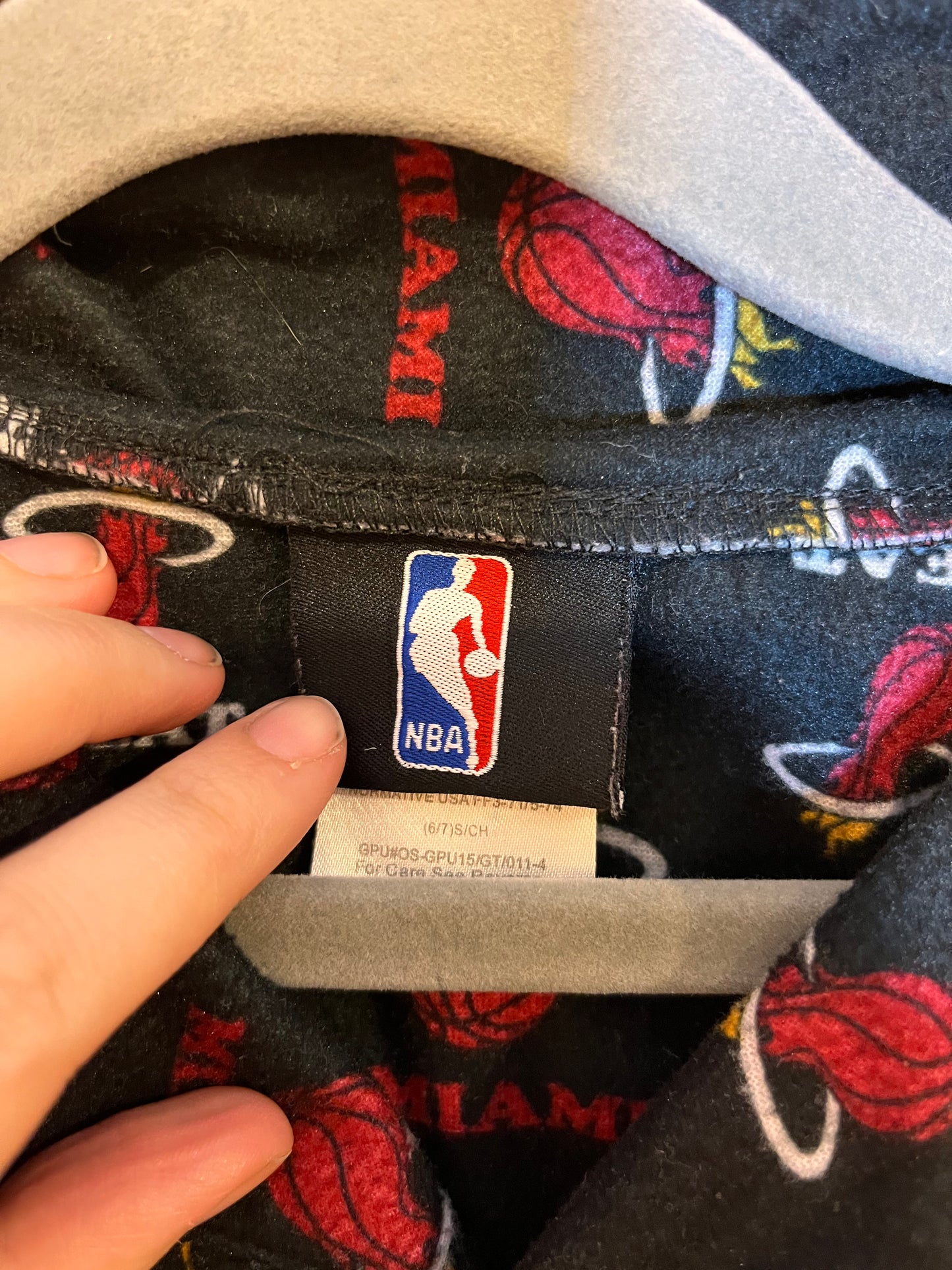 NBA Miami Heat Fleece Pyjamas (6-7)
