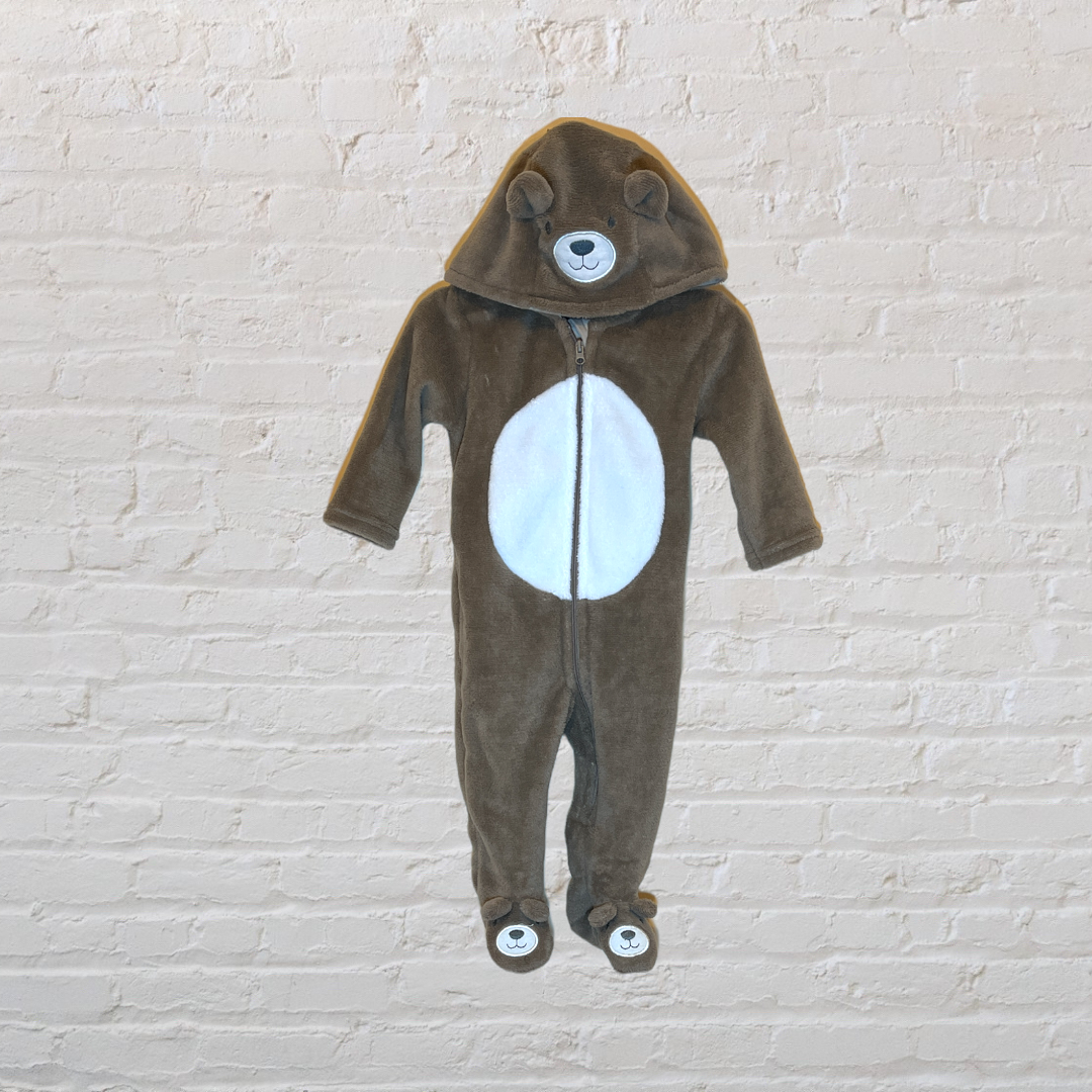 Densley & Co. Plush Bear Footed Costume (3-6)
