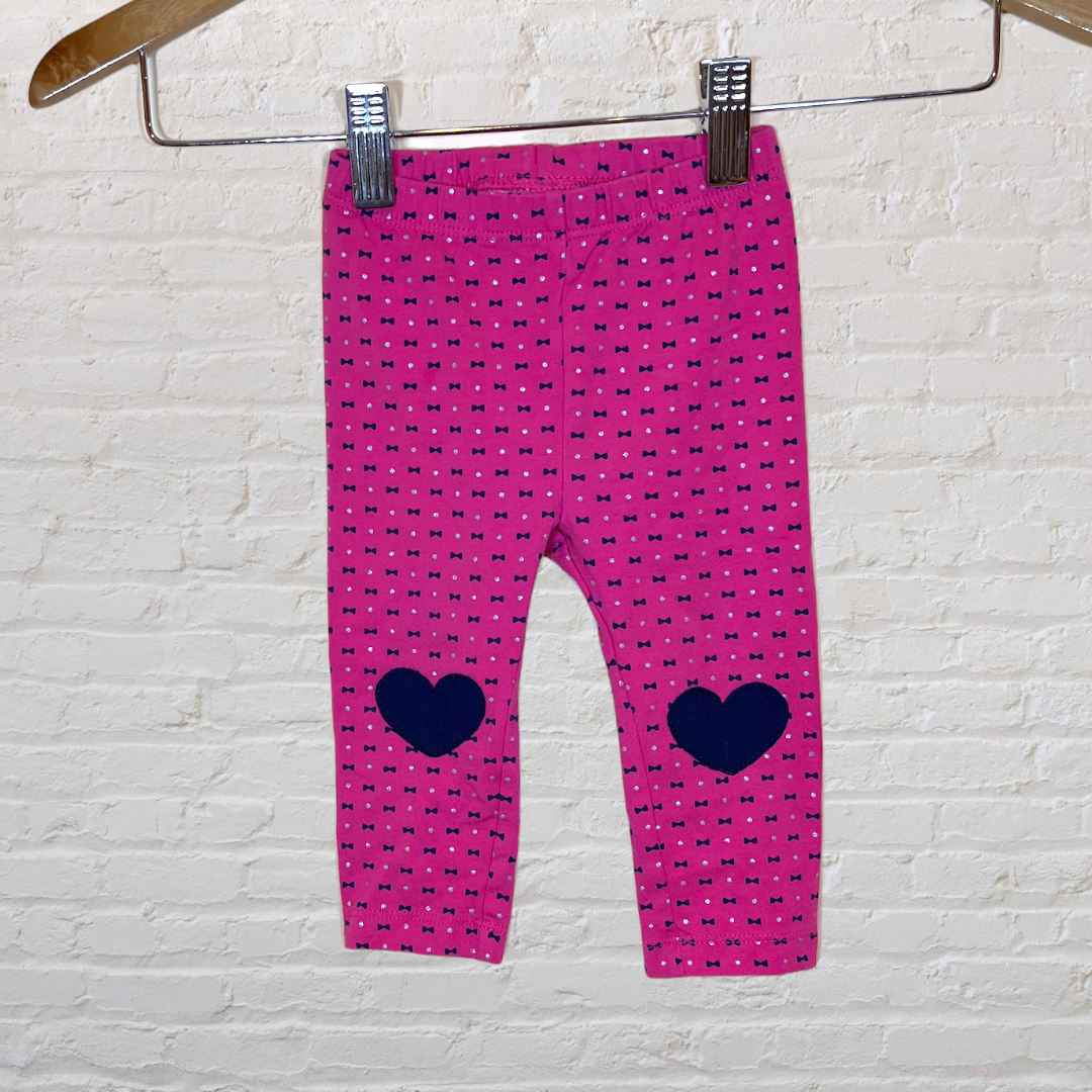 First Impressions Heart Patch Leggings (6-9)