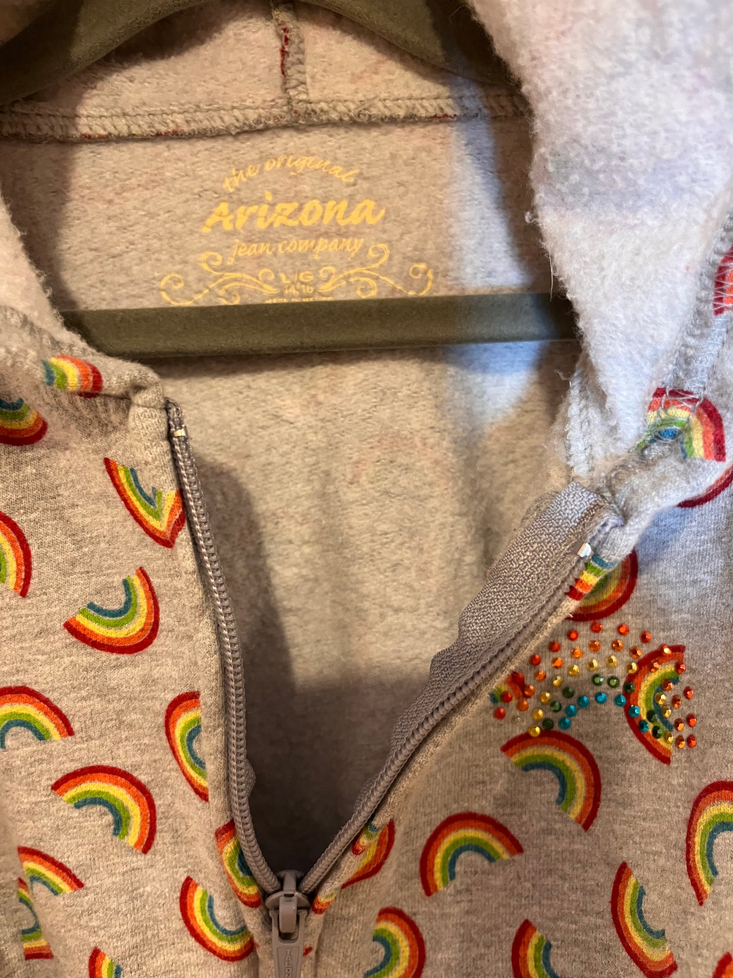 Arizona Jean Company Rainbow Hoodie (14-16)