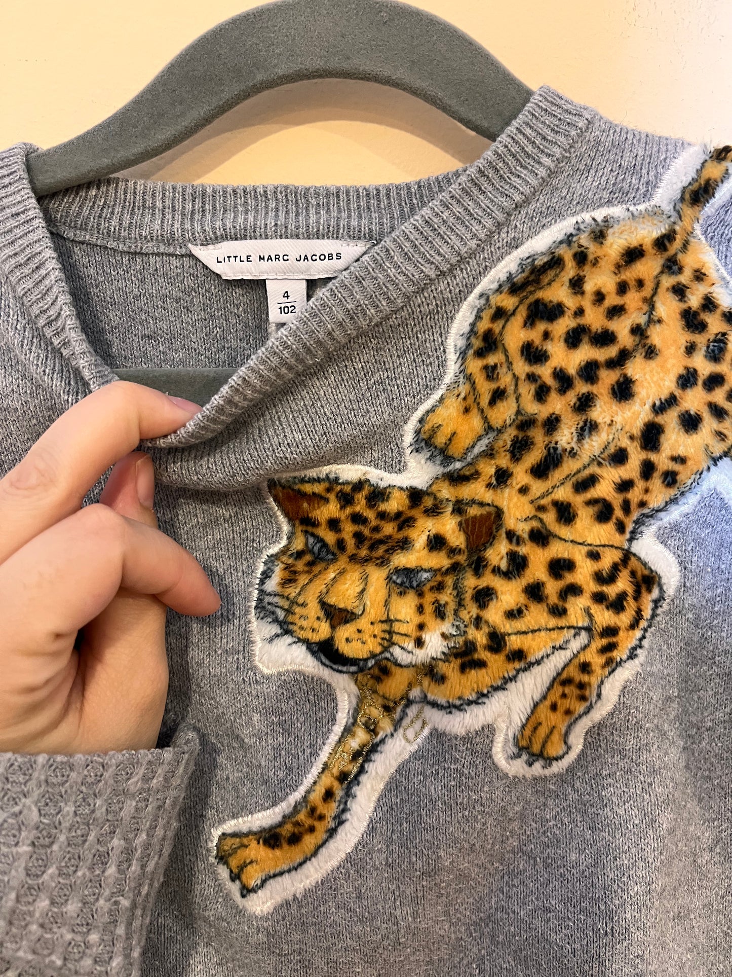 Marc Jacobs Plush Tiger Wool/Cashmere Sweater Dress (4T)