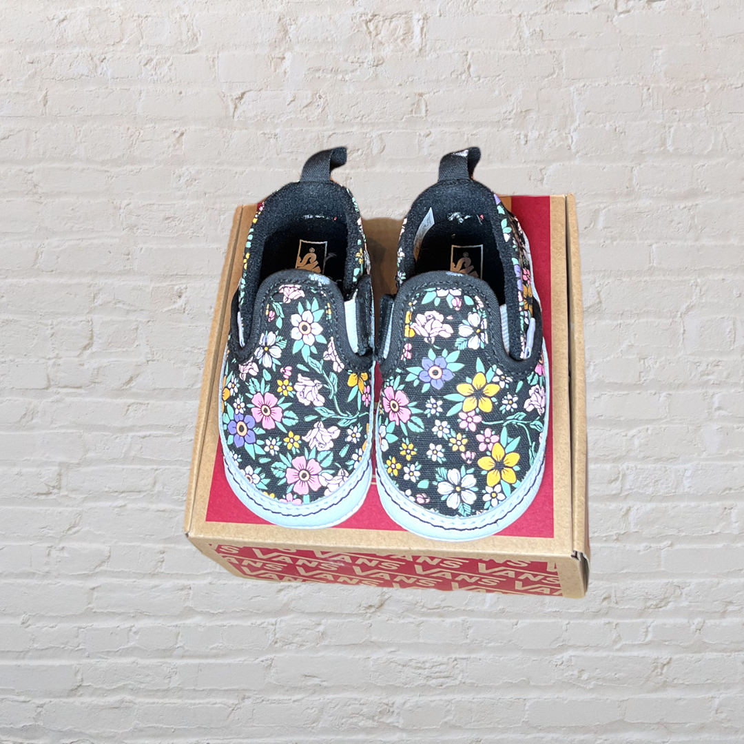 NEW! Vans Floral Crib Shoes (4)