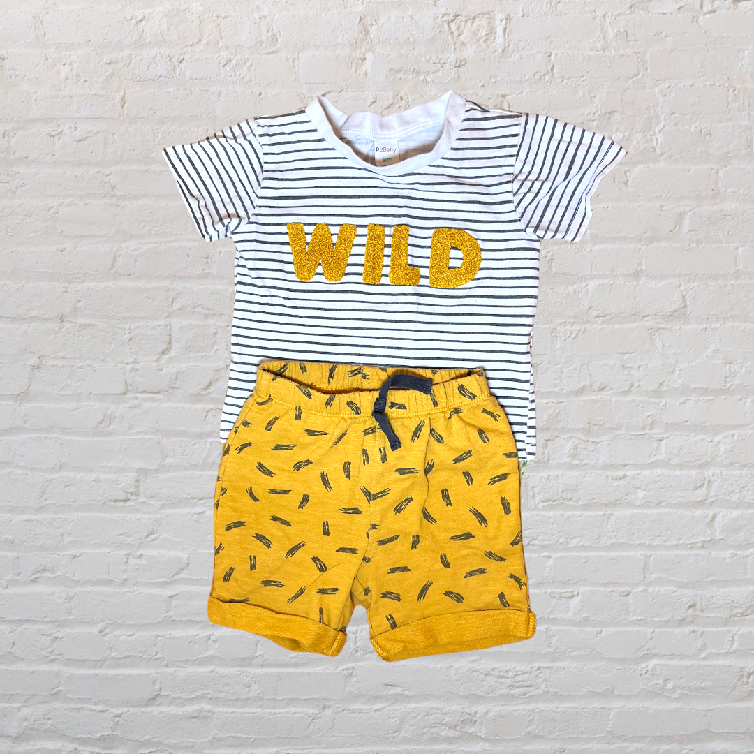 PL Baby "Wild" Animal Print Summer Set (9M)