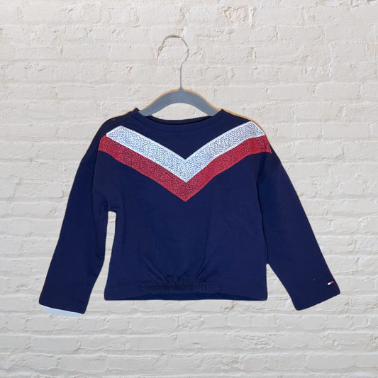 Tommy Hilfiger Ruched Knit Sweater (3T)