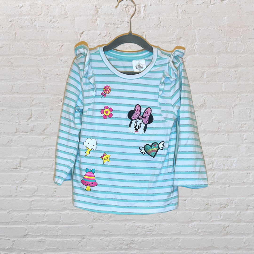 Disney Patched Ruffle Long-Sleeve (5-6)