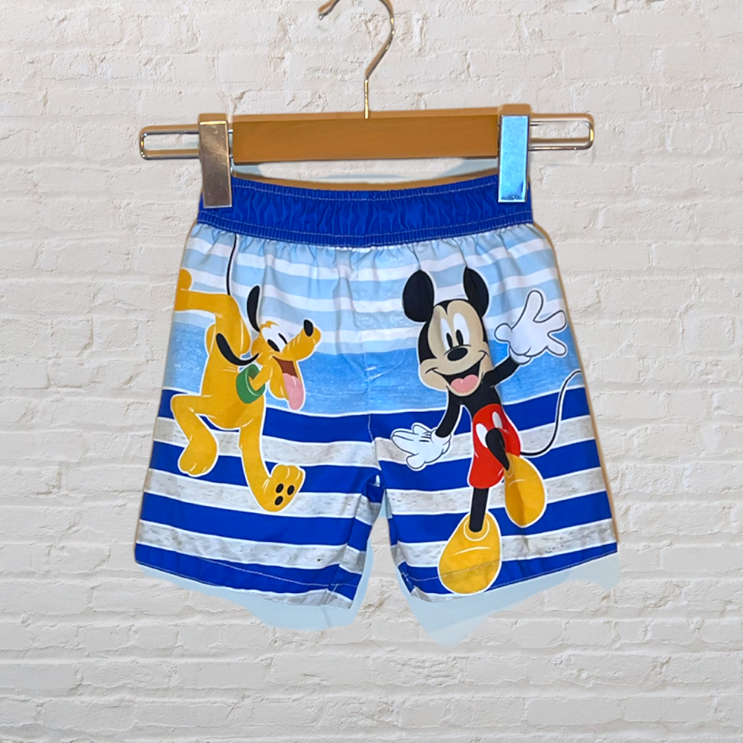 Disney Mickey & Pluto Swim Shorts (4T)