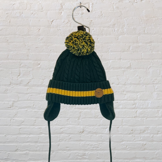 Moon Kitty Knit Pom-Pom Hat (6-12)