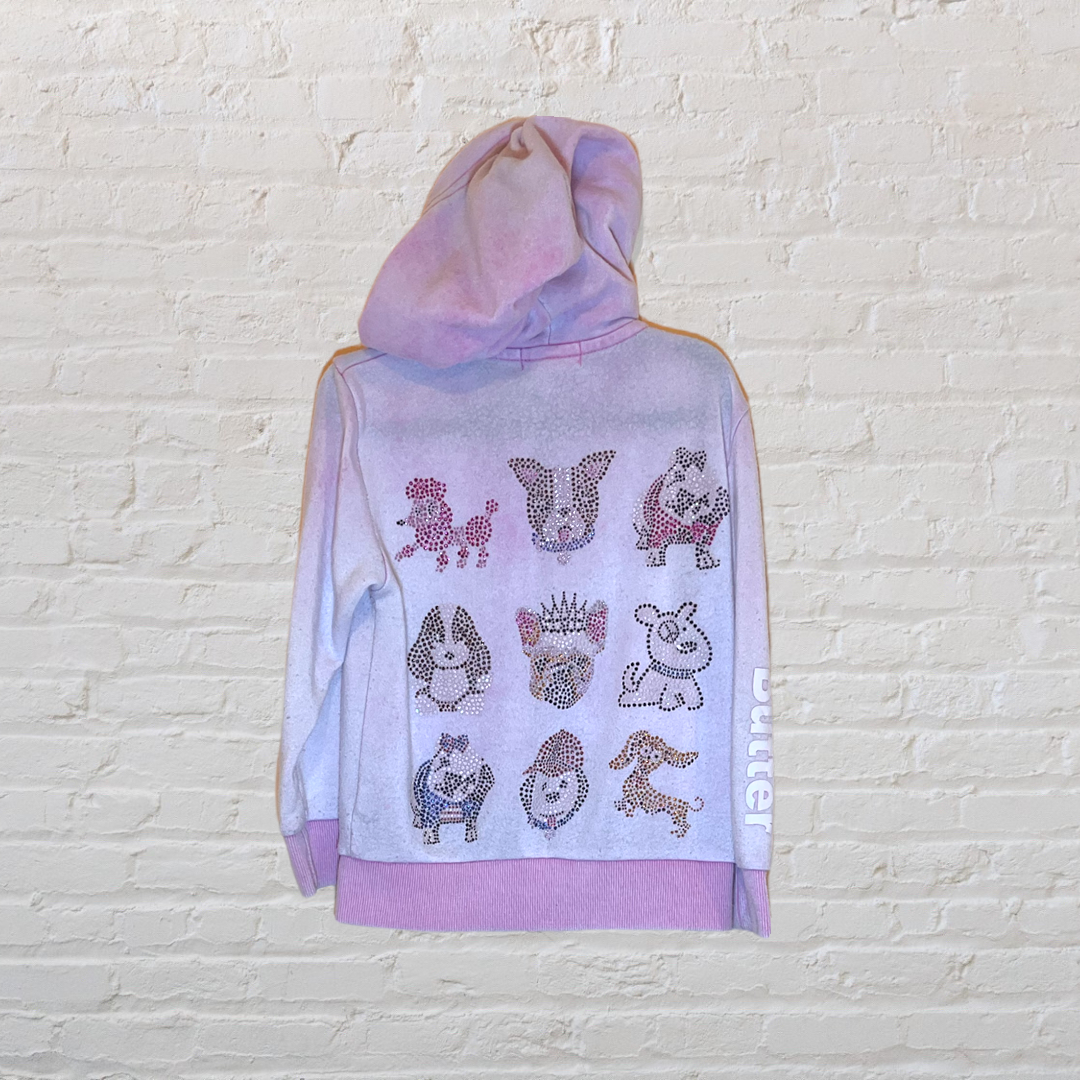 Butter Embellished Dogs Supersoft Hoodie (4T)
