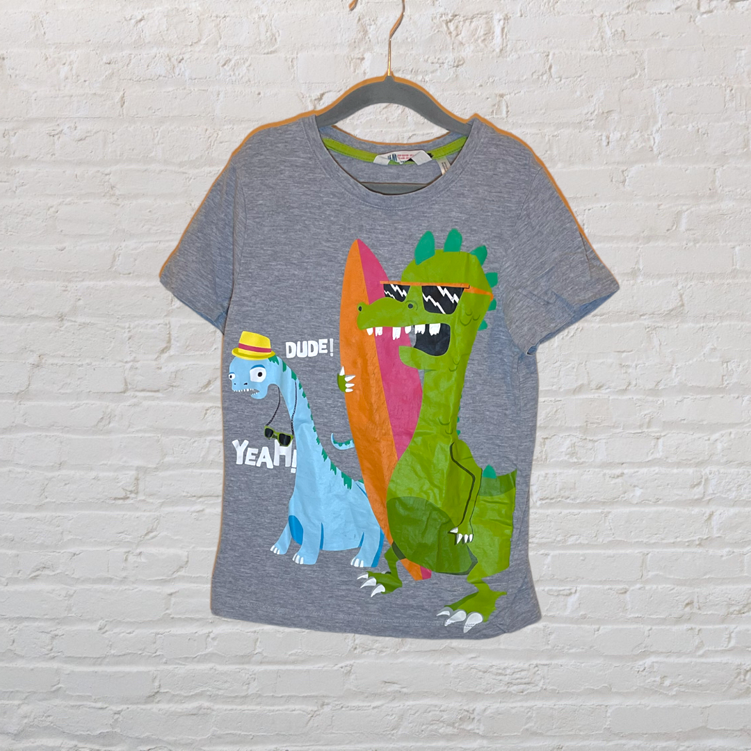 H&M Surfing Dino T-Shirt (6-7)