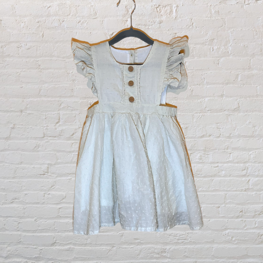 Small Shop Textured Woven Dress (4T)