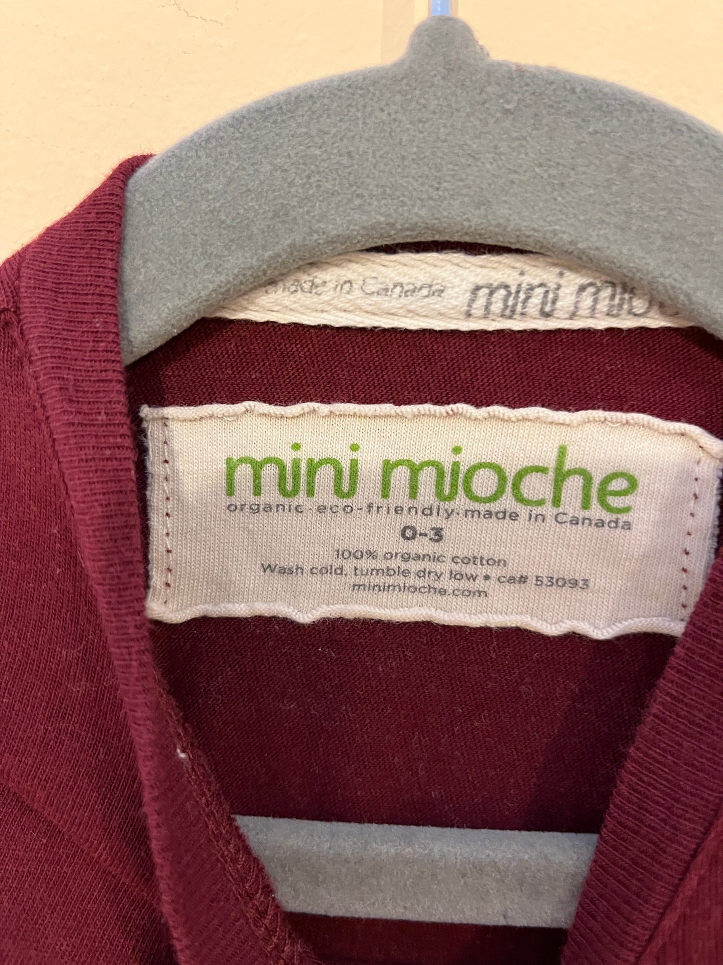 Mini Mioche V-Neck Pocket Long-Sleeve (0-3)