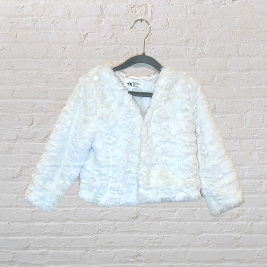 NEW! H&M Super Soft Faux Fur Jacket (4T)