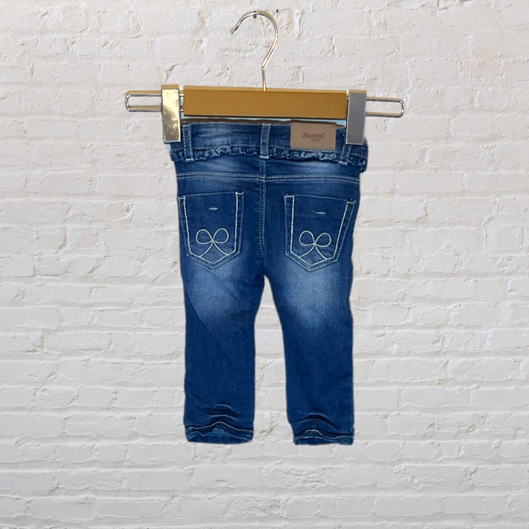 Mayoral Ruffle Detail Jeans (6M)