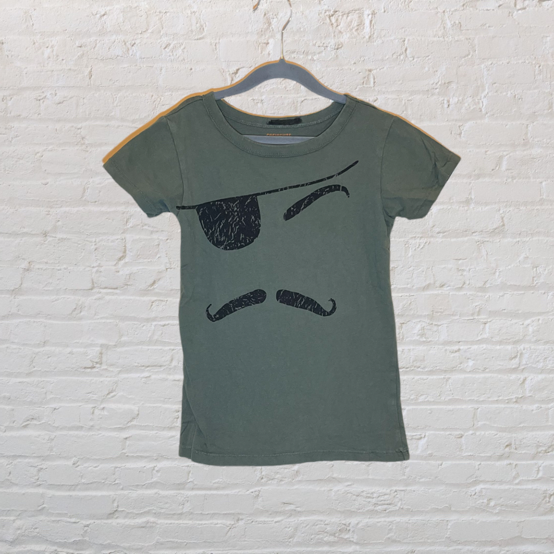 Crewcuts Eye-Patch Moustache T-Shirt (6-7)
