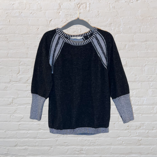 Unknown Brand Two-Tone Knit Sweater (4T)