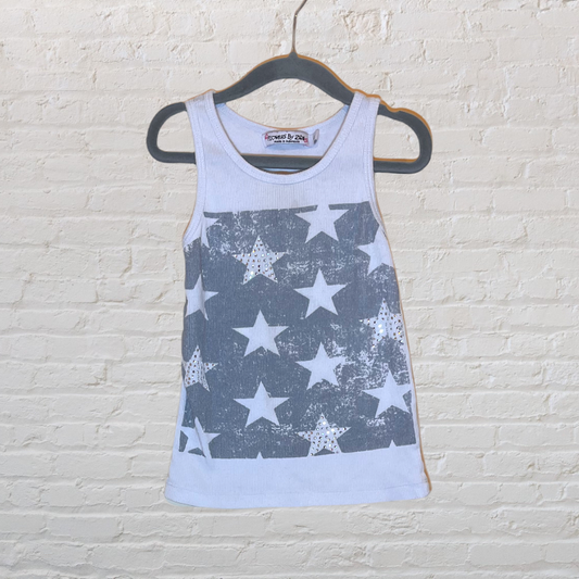 Flowers By Zoe Ribbed Embellished Tank (4T)