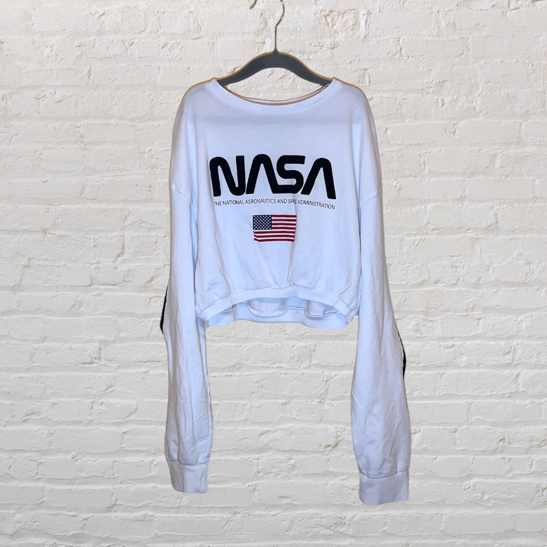 Divided NASA Cropped Sweatshirt (12-14)